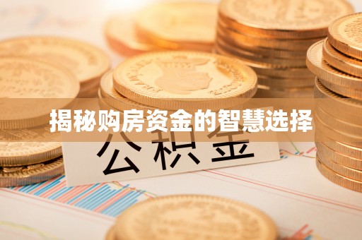 广平揭秘购房资金的智慧选择