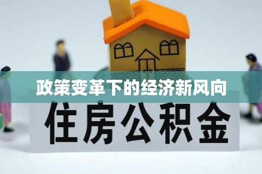 广平政策变革下的经济新风向