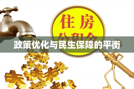广平政策优化与民生保障的平衡